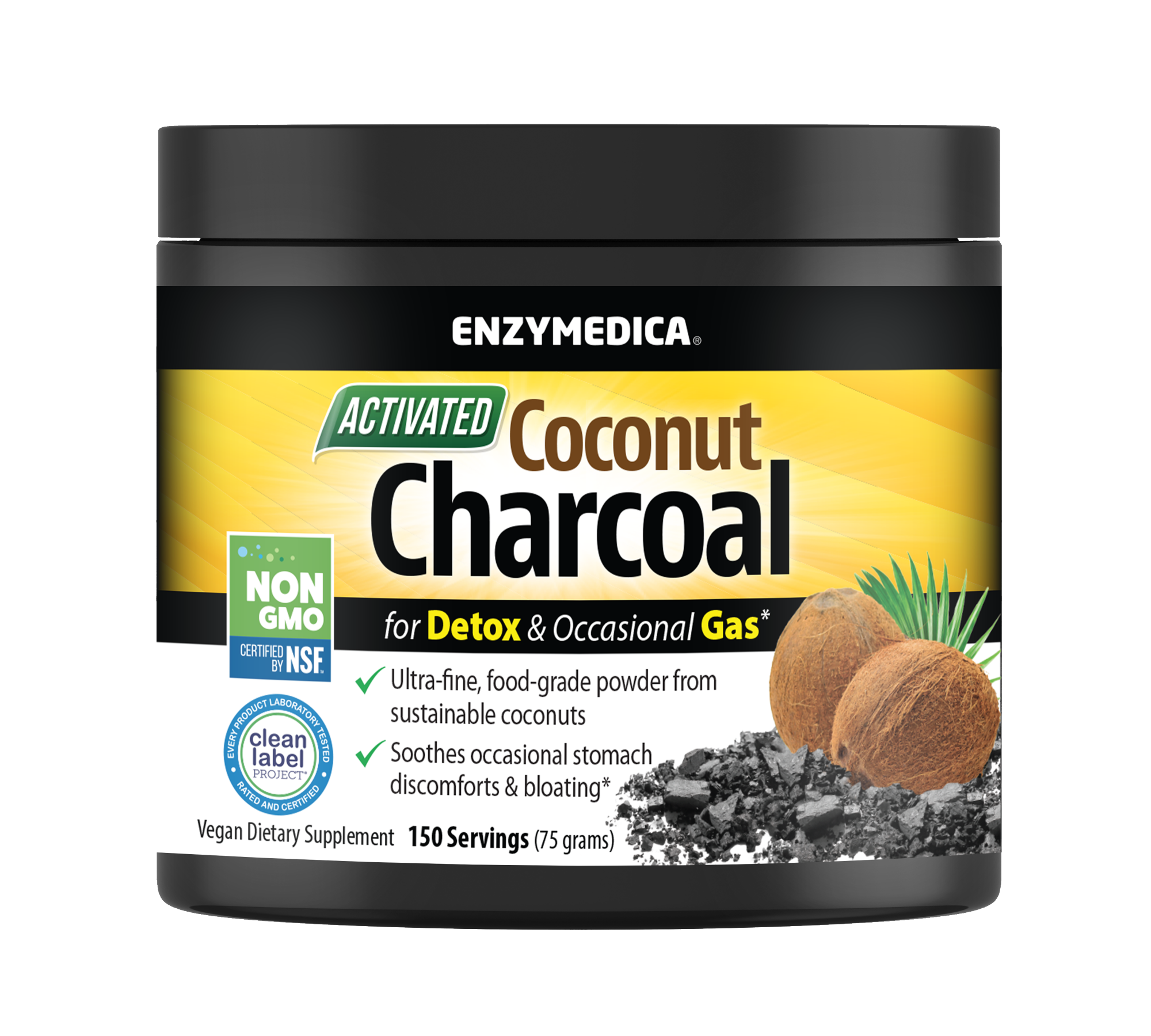 Activated Coconut Charcoal Powder