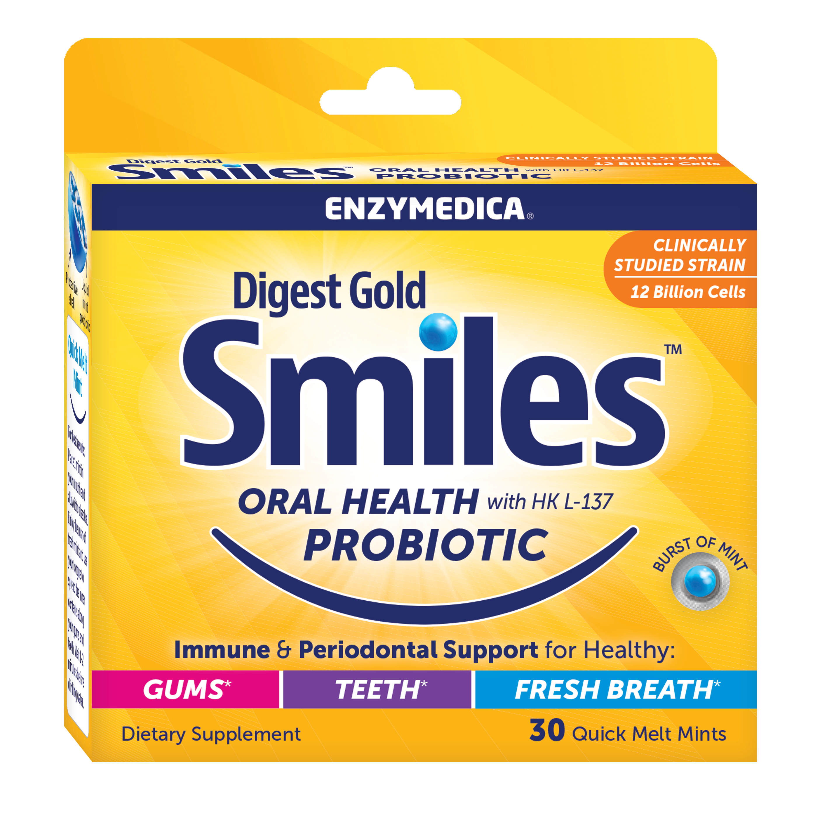 Digest Gold Smiles™ Probiotic Mints
